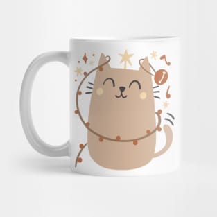 Cute Christmas cat Mug